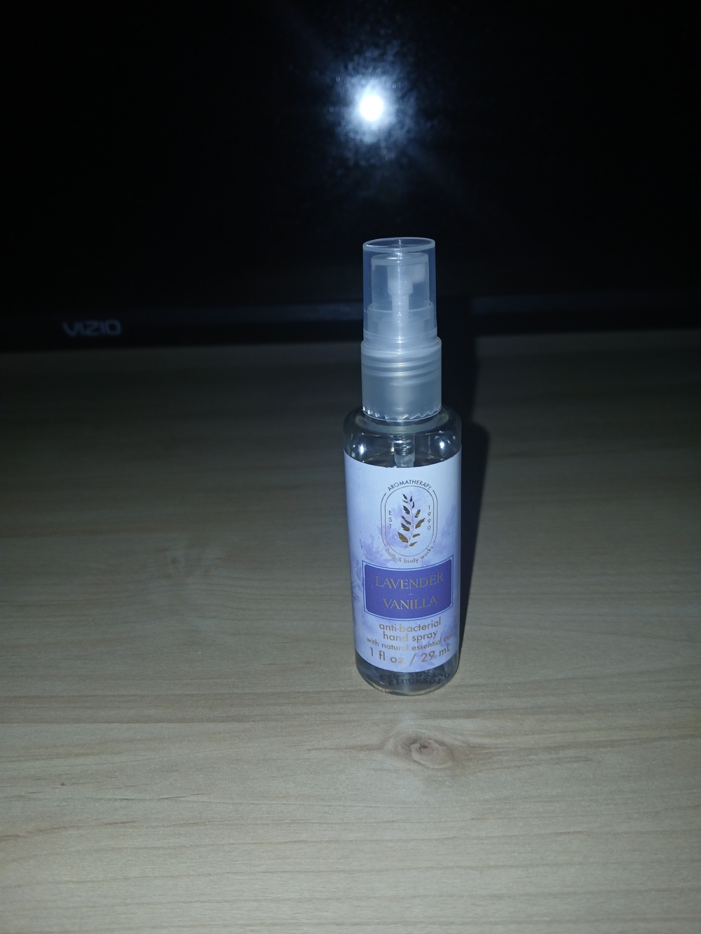 Bath & Body Works Lavender Vanilla Hand Spray - Purple and White